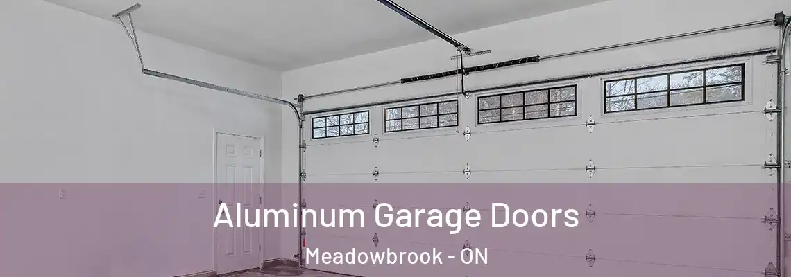 Aluminum Garage Doors Meadowbrook - ON