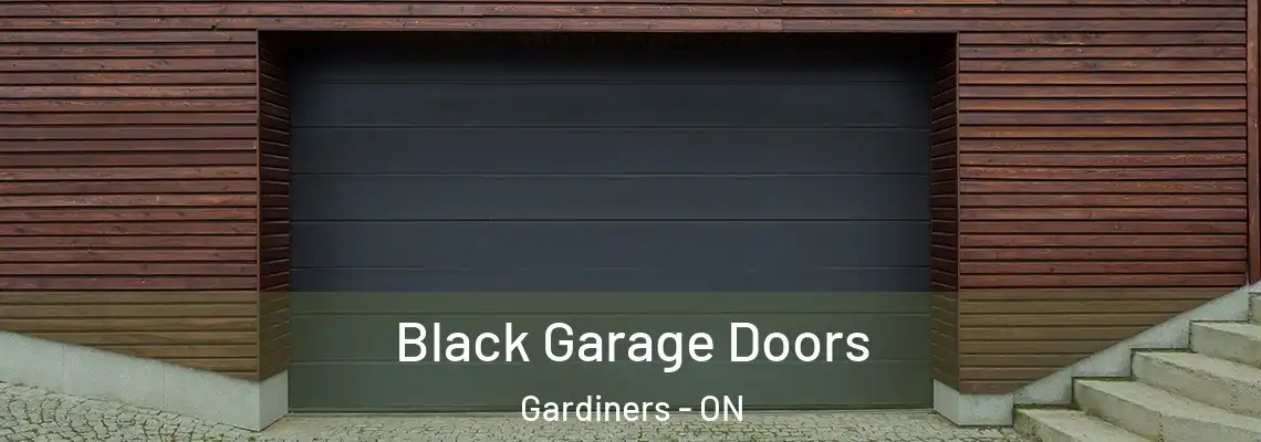 Black Garage Doors Gardiners - ON