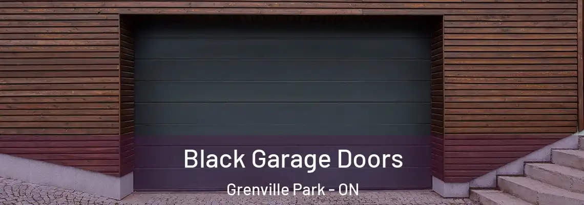 Black Garage Doors Grenville Park - ON