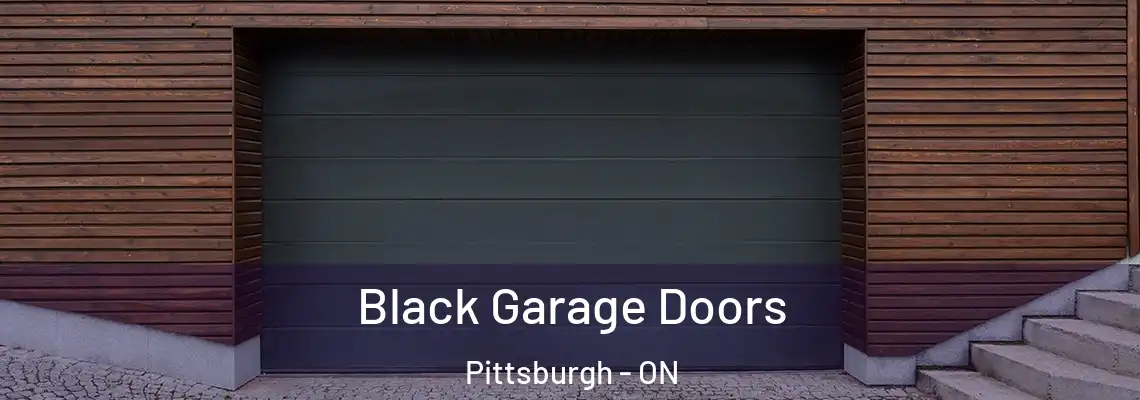 Black Garage Doors Pittsburgh - ON