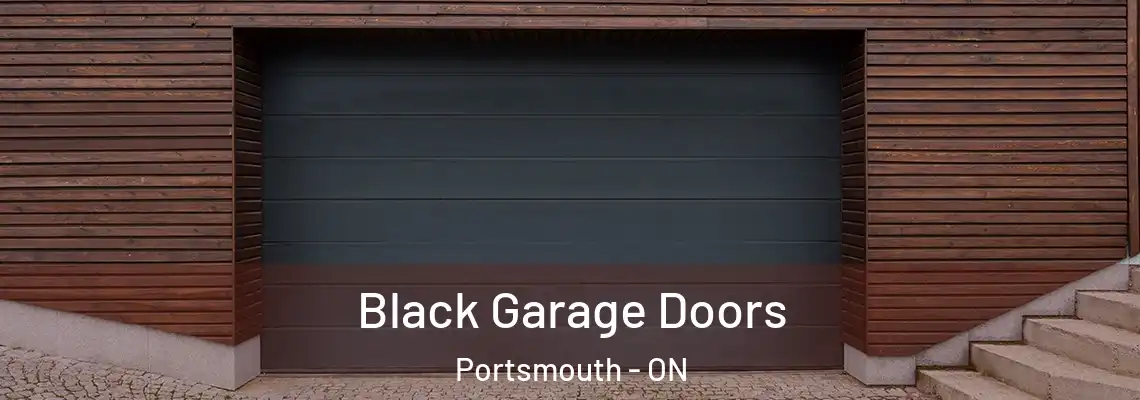 Black Garage Doors Portsmouth - ON