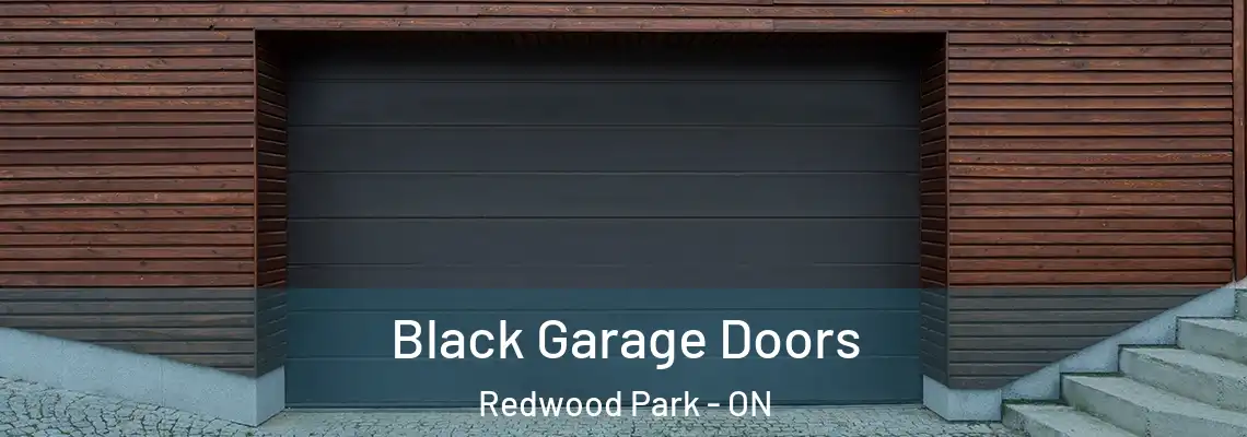 Black Garage Doors Redwood Park - ON