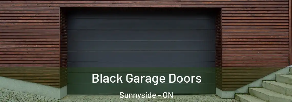 Black Garage Doors Sunnyside - ON