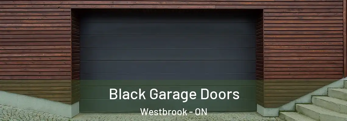Black Garage Doors Westbrook - ON