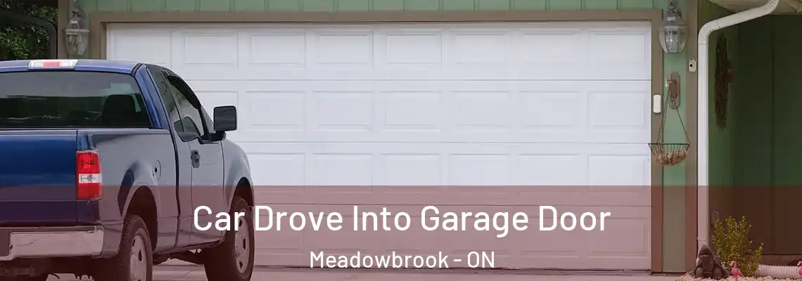 Car Drove Into Garage Door Meadowbrook - ON