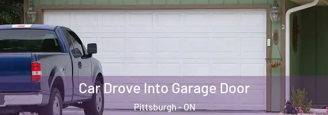  Car Drove Into Garage Door Pittsburgh - ON
