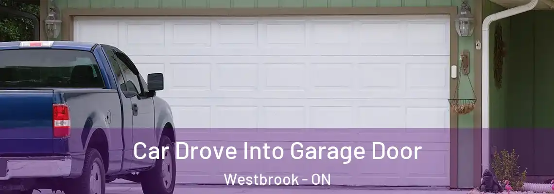 Car Drove Into Garage Door Westbrook - ON