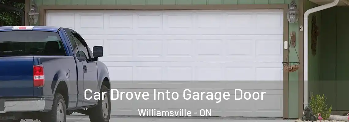 Car Drove Into Garage Door Williamsville - ON