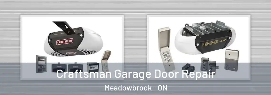 Craftsman Garage Door Repair Meadowbrook - ON