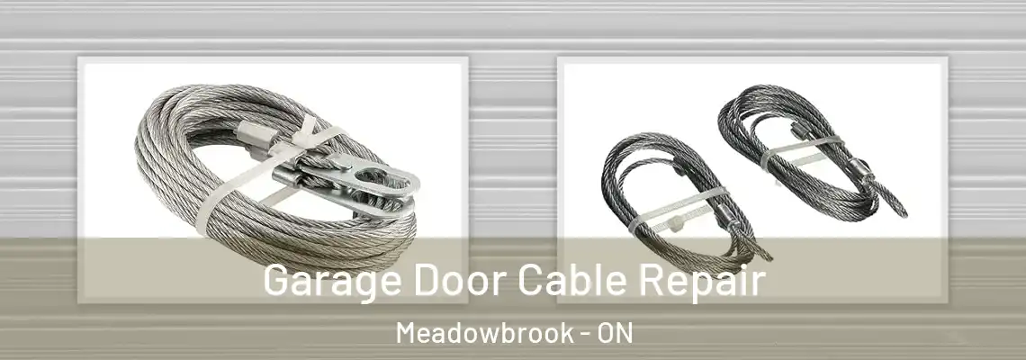  Garage Door Cable Repair Meadowbrook - ON
