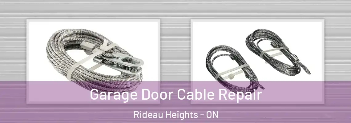  Garage Door Cable Repair Rideau Heights - ON