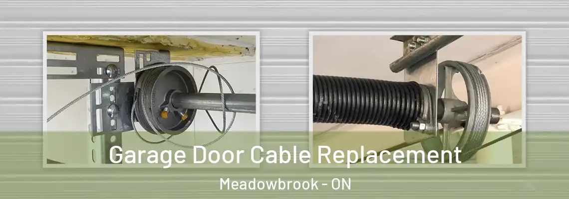  Garage Door Cable Replacement Meadowbrook - ON