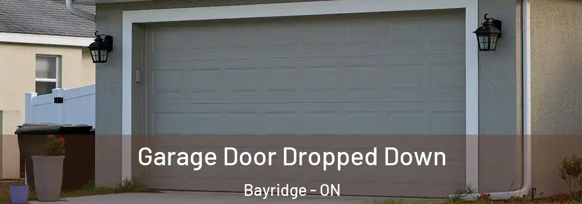  Garage Door Dropped Down Bayridge - ON