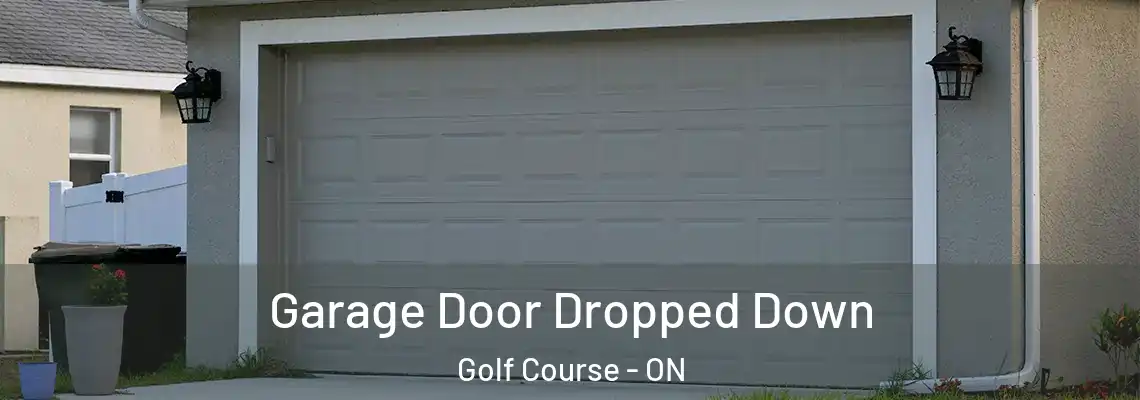 Garage Door Dropped Down Golf Course - ON