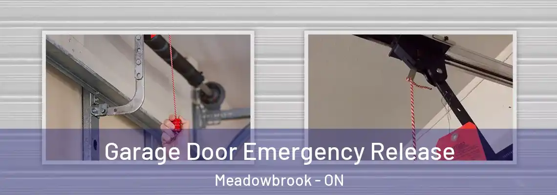  Garage Door Emergency Release Meadowbrook - ON
