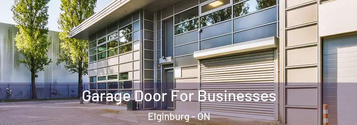 Garage Door For Businesses Elginburg - ON