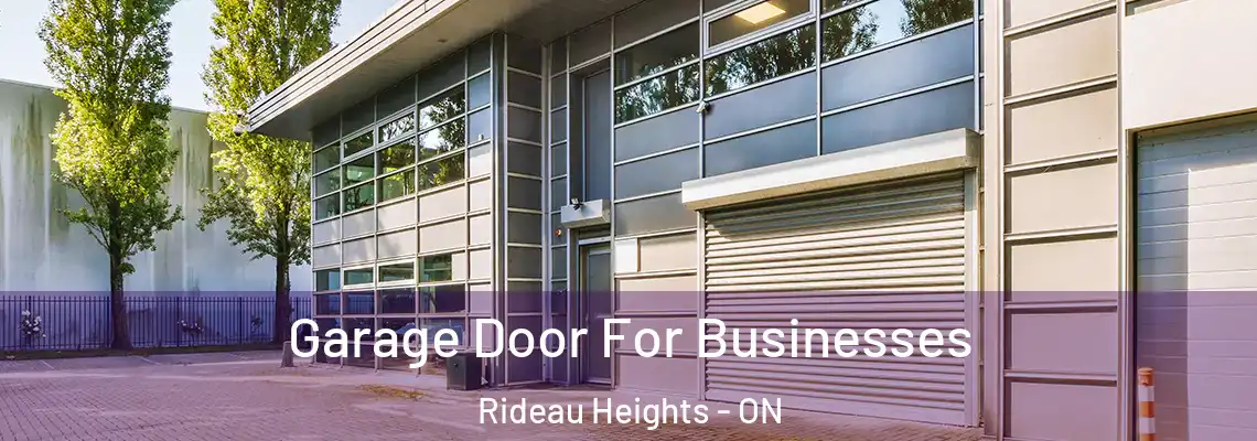 Garage Door For Businesses Rideau Heights - ON