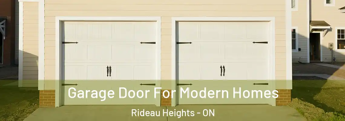 Garage Door For Modern Homes Rideau Heights - ON