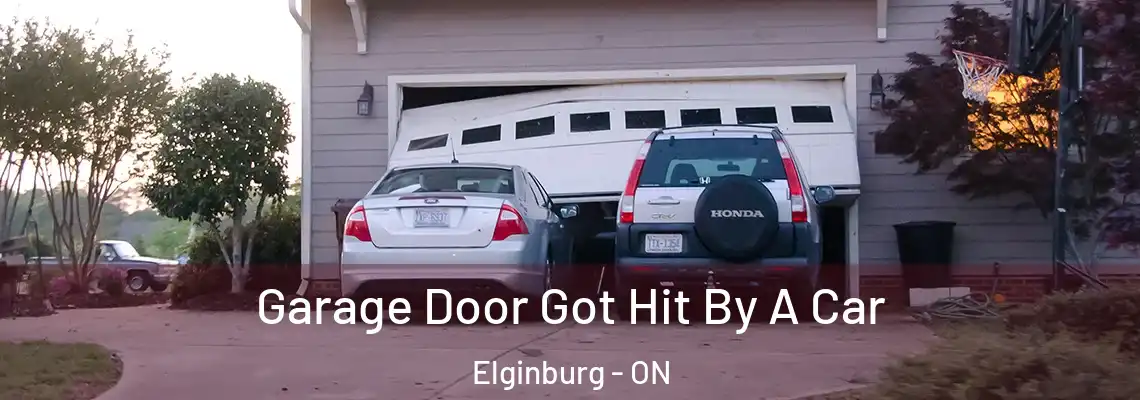 Garage Door Got Hit By A Car Elginburg - ON