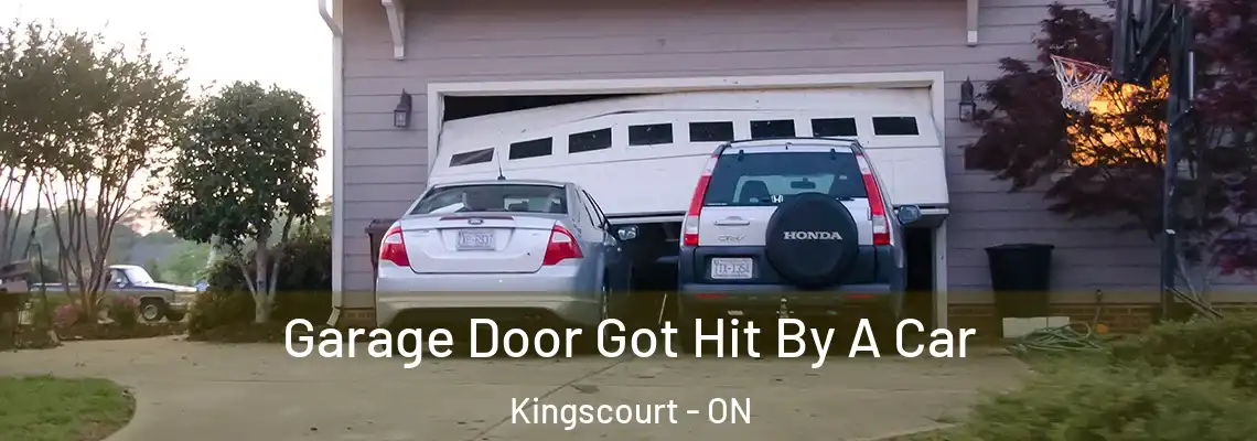  Garage Door Got Hit By A Car Kingscourt - ON