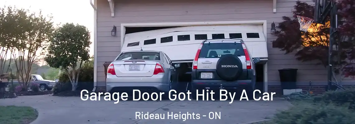 Garage Door Got Hit By A Car Rideau Heights - ON
