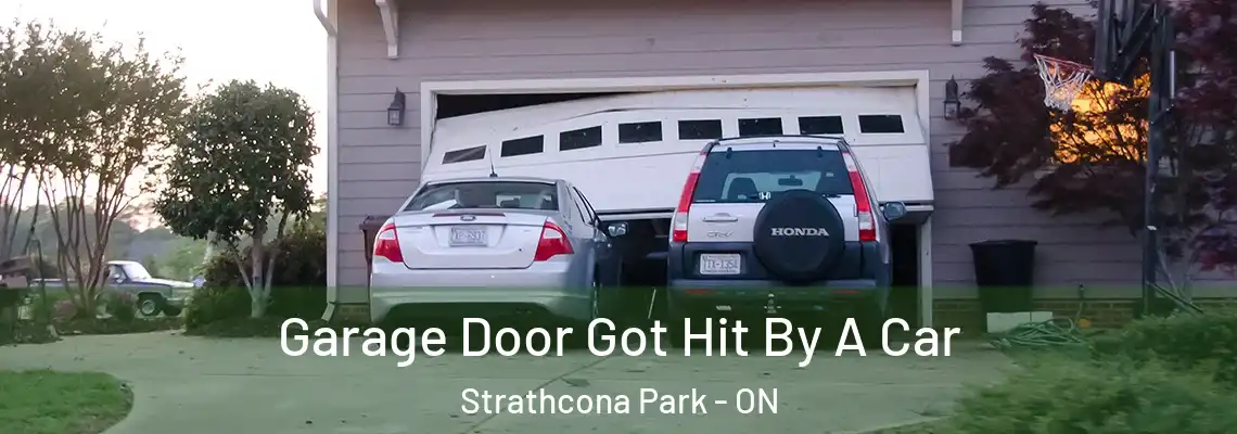 Garage Door Got Hit By A Car Strathcona Park - ON