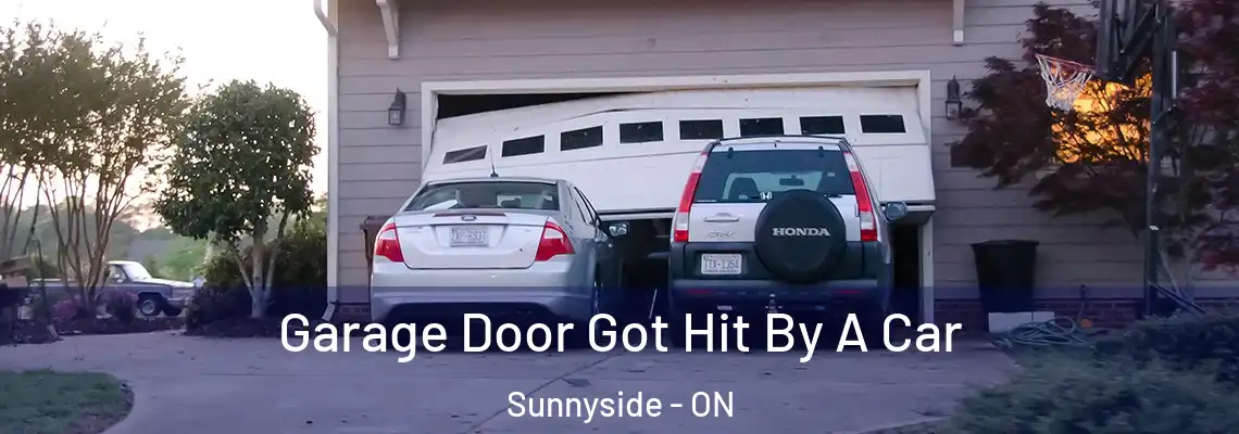 Garage Door Got Hit By A Car Sunnyside - ON