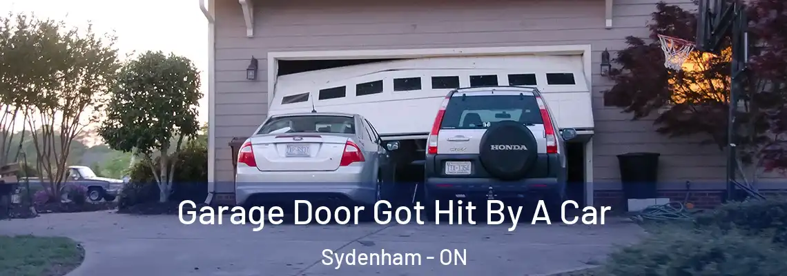  Garage Door Got Hit By A Car Sydenham - ON