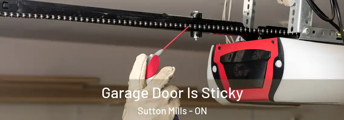 Garage Door Is Sticky Sutton Mills - ON