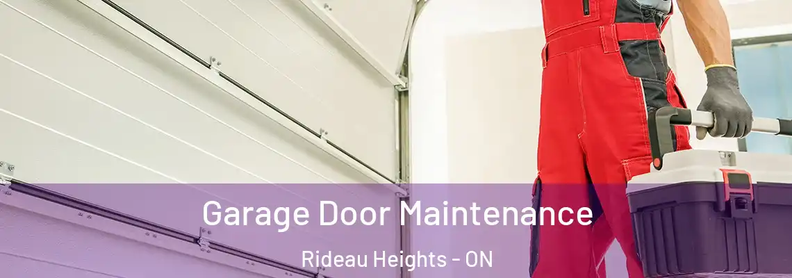  Garage Door Maintenance Rideau Heights - ON