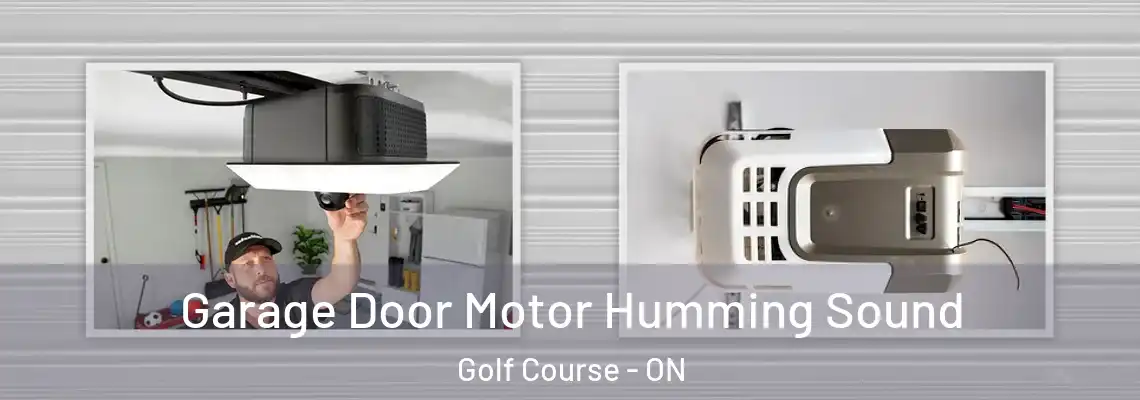 Garage Door Motor Humming Sound Golf Course - ON