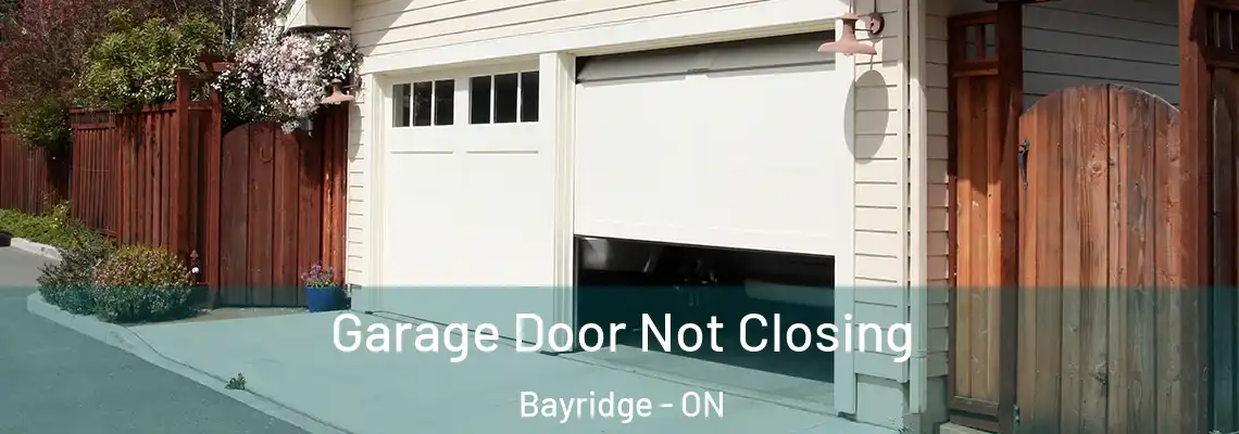 Garage Door Not Closing Bayridge - ON