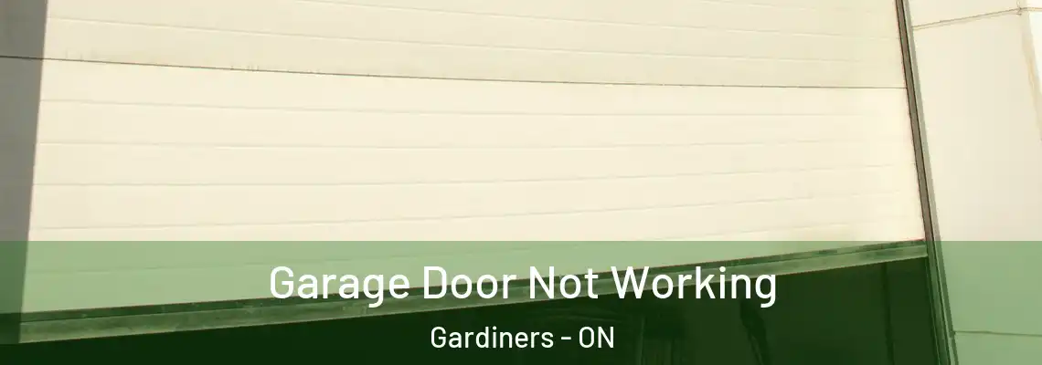 Garage Door Not Working Gardiners - ON