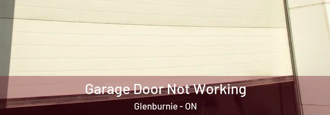  Garage Door Not Working Glenburnie - ON