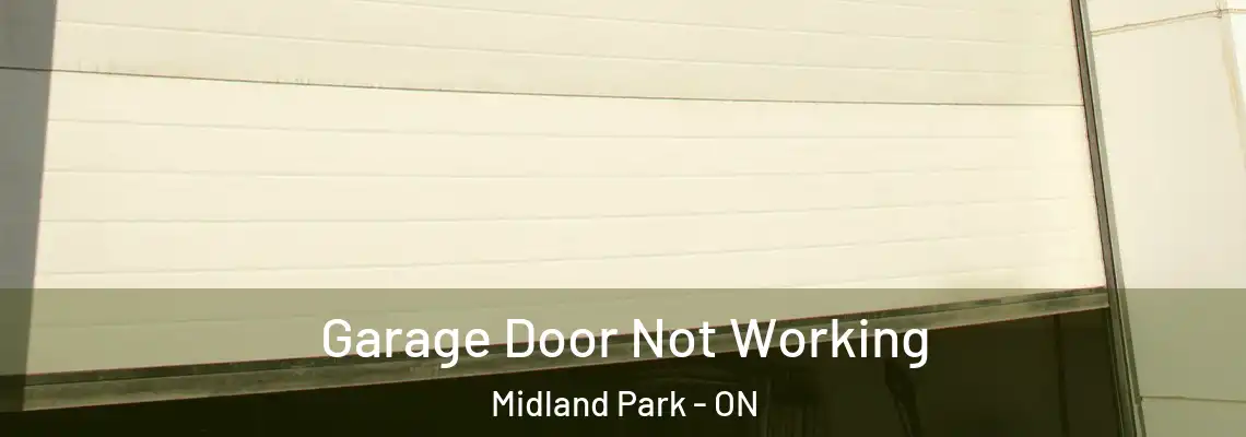 Garage Door Not Working Midland Park - ON