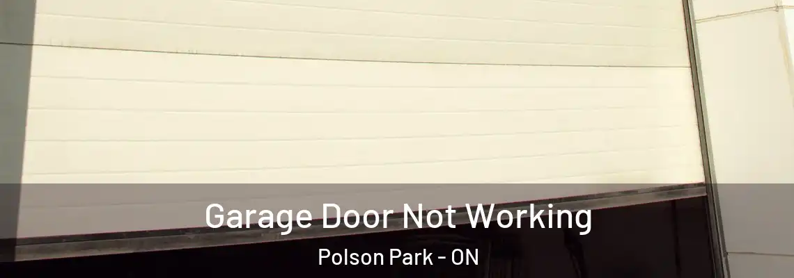  Garage Door Not Working Polson Park - ON