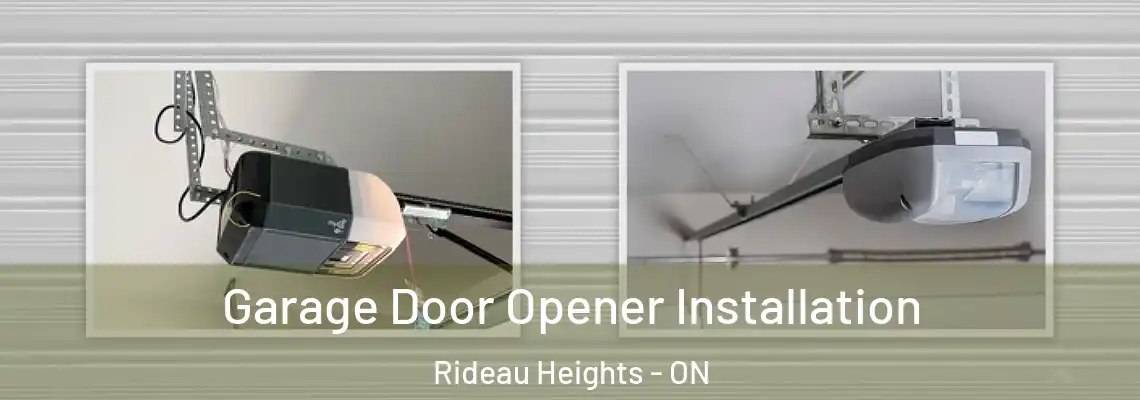 Garage Door Opener Installation Rideau Heights - ON