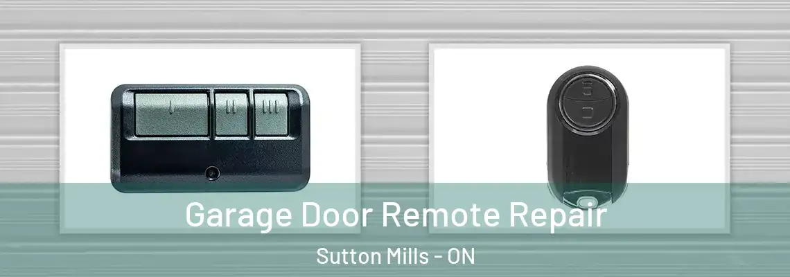 Garage Door Remote Repair Sutton Mills - ON