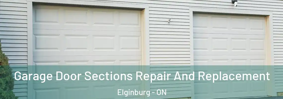  Garage Door Sections Repair And Replacement Elginburg - ON