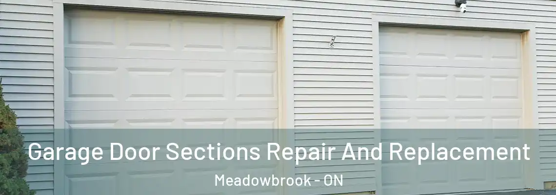  Garage Door Sections Repair And Replacement Meadowbrook - ON