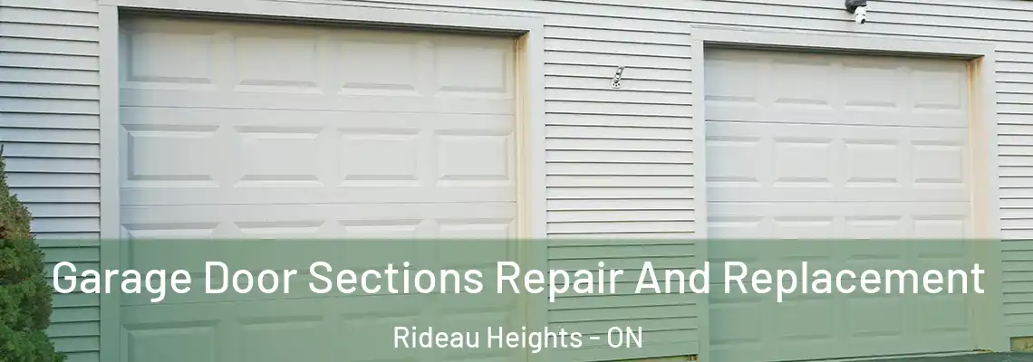 Garage Door Sections Repair And Replacement Rideau Heights - ON