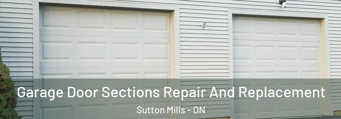 Garage Door Sections Repair And Replacement Sutton Mills - ON