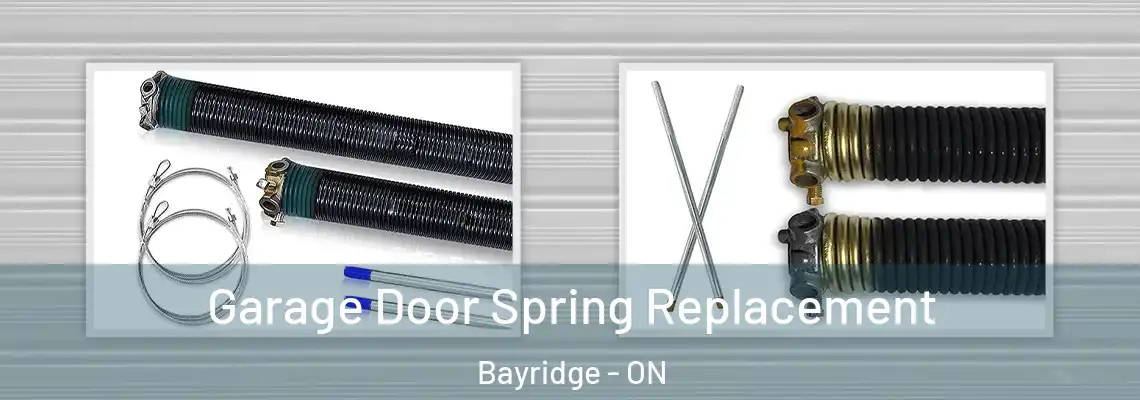 Garage Door Spring Replacement Bayridge - ON