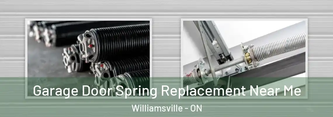  Garage Door Spring Replacement Near Me Williamsville - ON