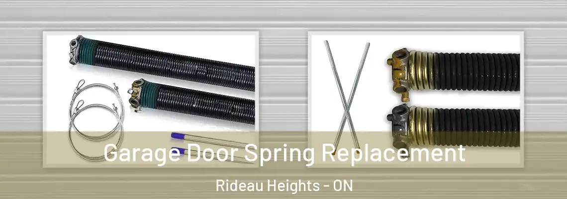  Garage Door Spring Replacement Rideau Heights - ON