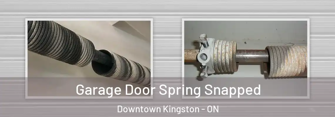  Garage Door Spring Snapped Downtown Kingston - ON