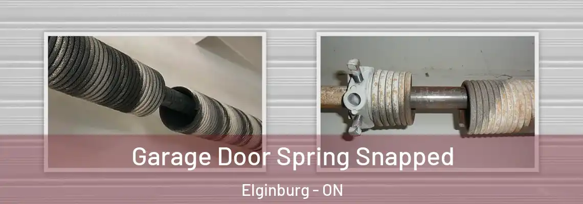 Garage Door Spring Snapped Elginburg - ON