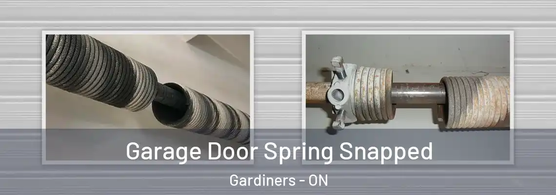Garage Door Spring Snapped Gardiners - ON