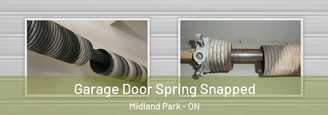 Garage Door Spring Snapped Midland Park - ON