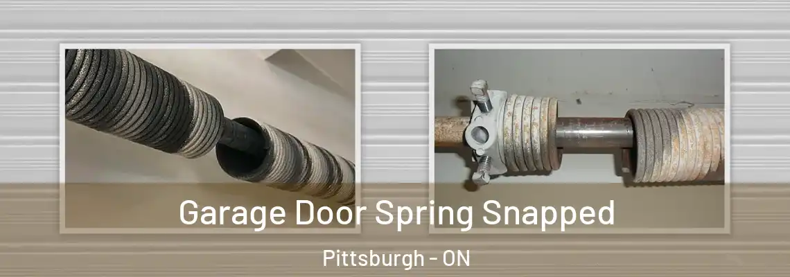 Garage Door Spring Snapped Pittsburgh - ON